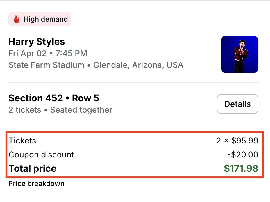 New Paze StubHub Promo