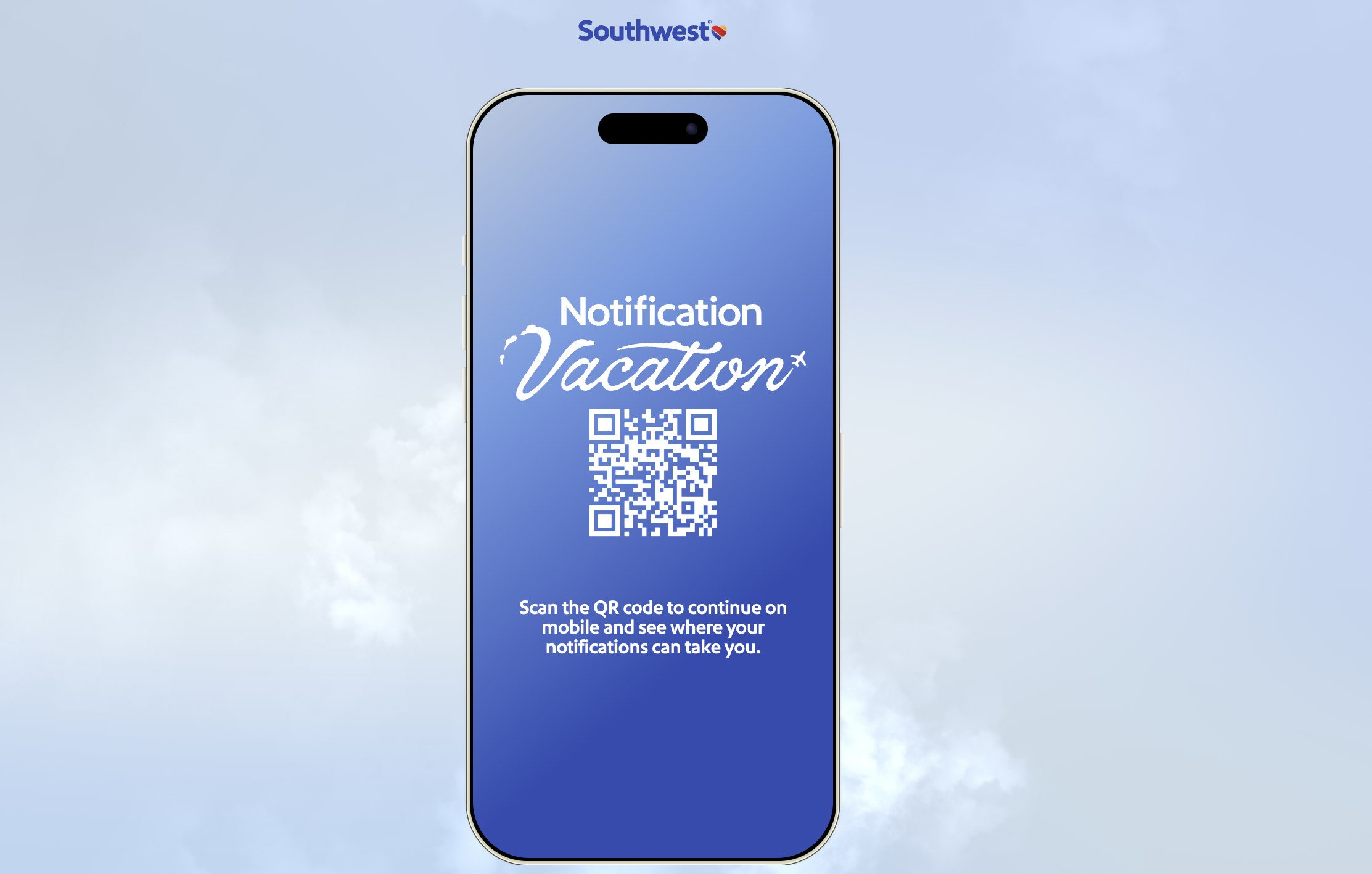 Southwest Notification Vacation Promo