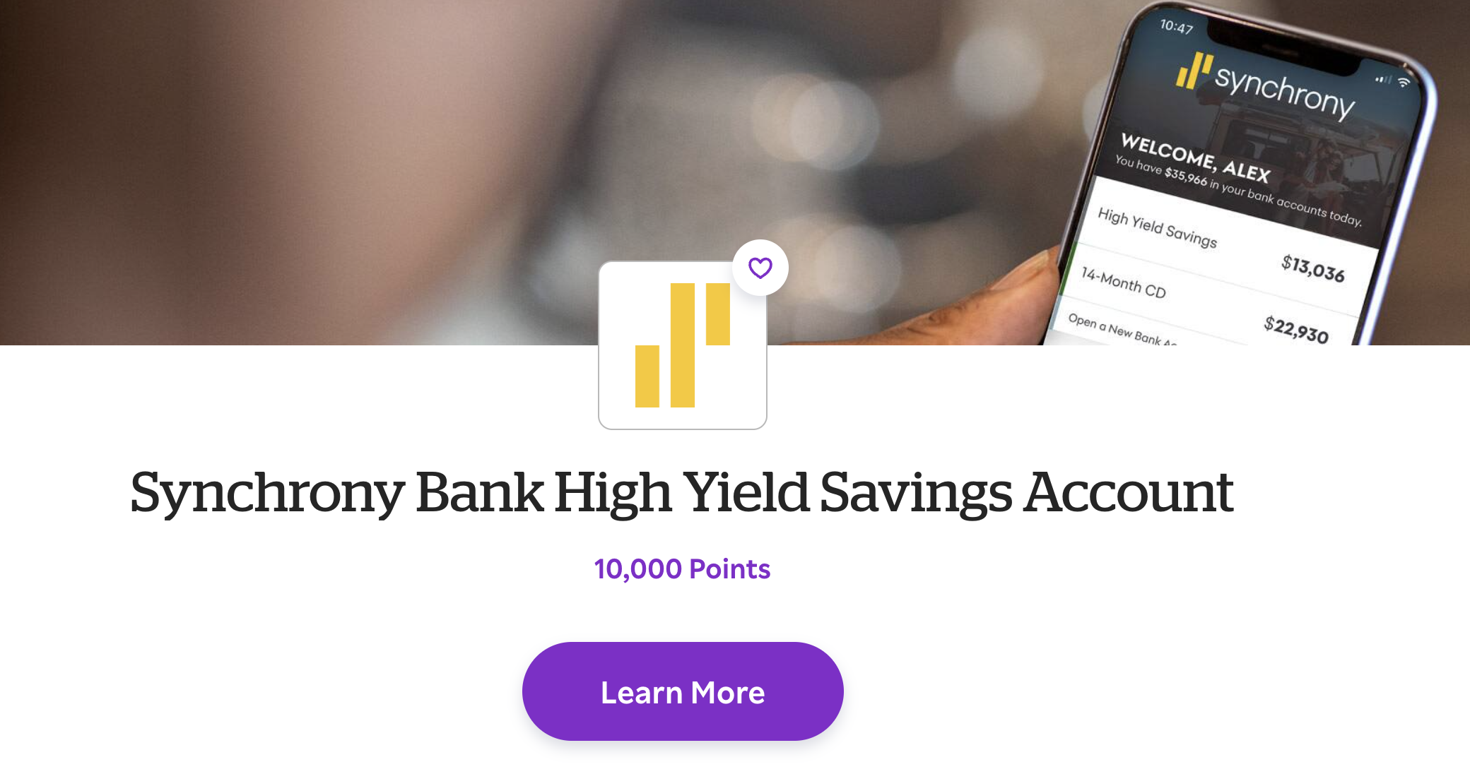 Rakuten Synchrony Savings Account Offer
